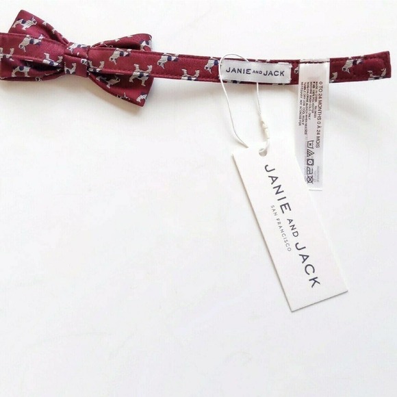 Baby Doggie Bowtie Janie Jack 0-24m - Picture 2 of 2